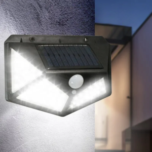 3X 100 LED Wall Lights Outdoor Solar Lamp PIR Motion Sensor Solar Powered
