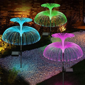 4X Solar Fiber Flower Lights
