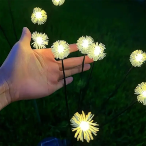 4X Solar LED Dandelion Garden Lights